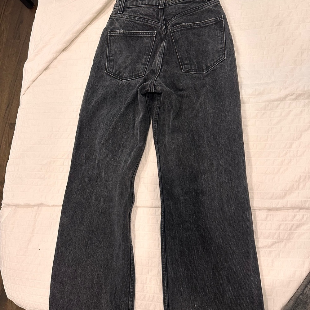 High Rise Black Ripped Jeans - Picture 2 of 2